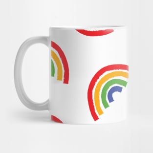 Colorful Rainbow Pattern Mug